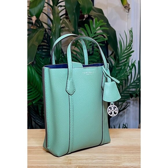✺✺ AUTHENTIC TORY BURCH Green Small Perry Handbag/Crossbody  ✺✺ - Picture 6 of 11